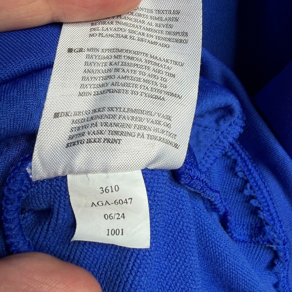 Capelli Sport SOCA Soccer Hoodie Mens Large Blue CS-Dry Pullover AGA-6047 - Picture 5 of 9